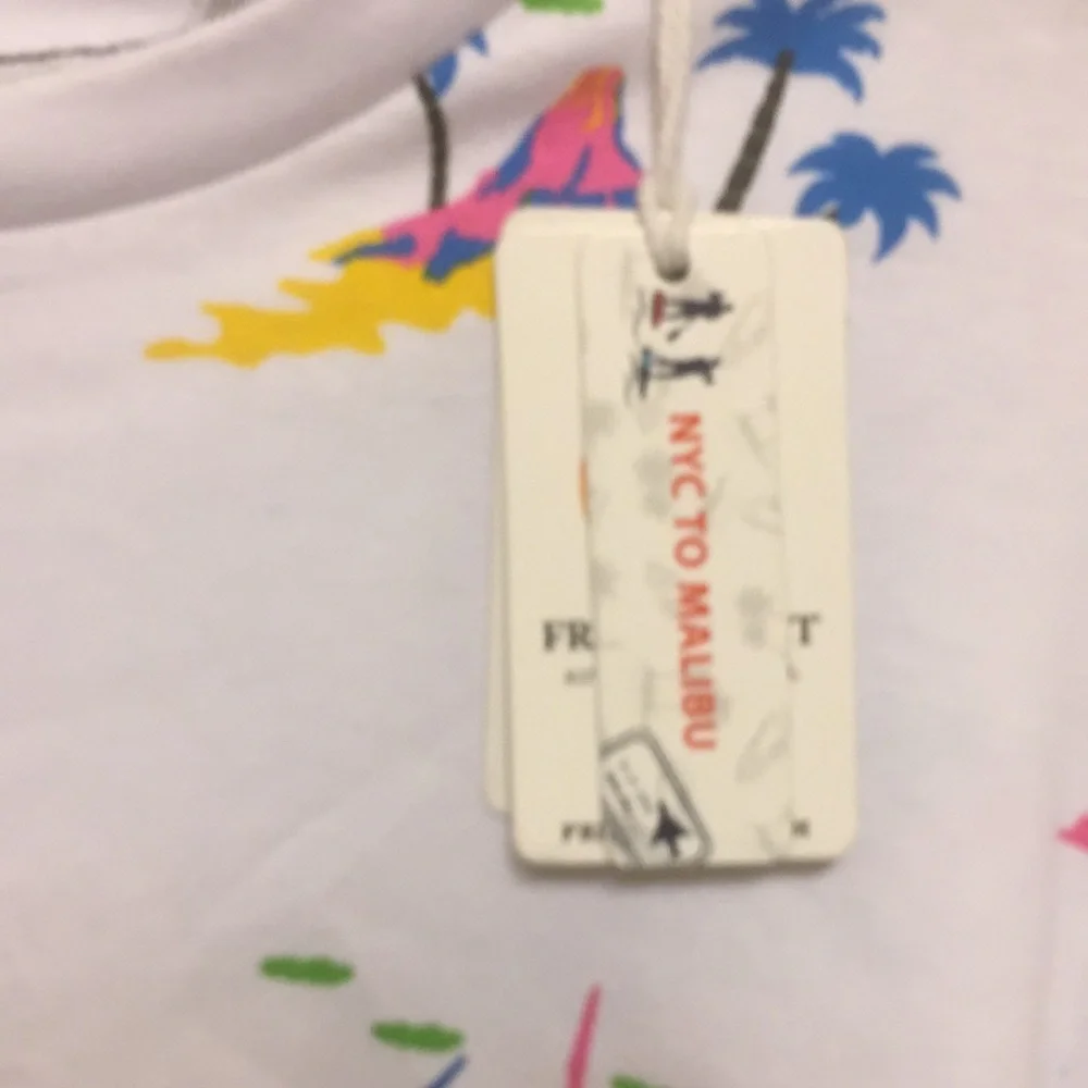 New Free Planet Jurassic Palms Print T-Shirt Small - Picture 5 of 5